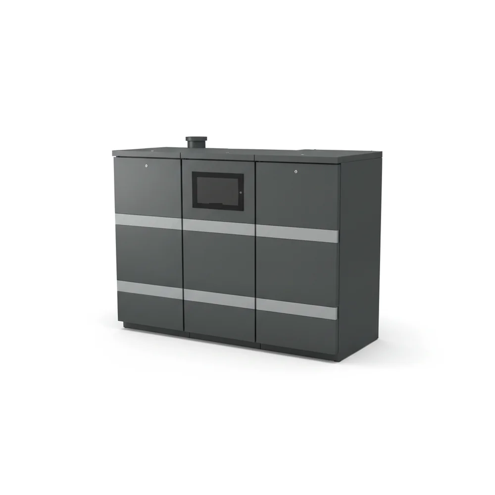 Chaudière mixte bûches et granulés Cendrée 40 kW