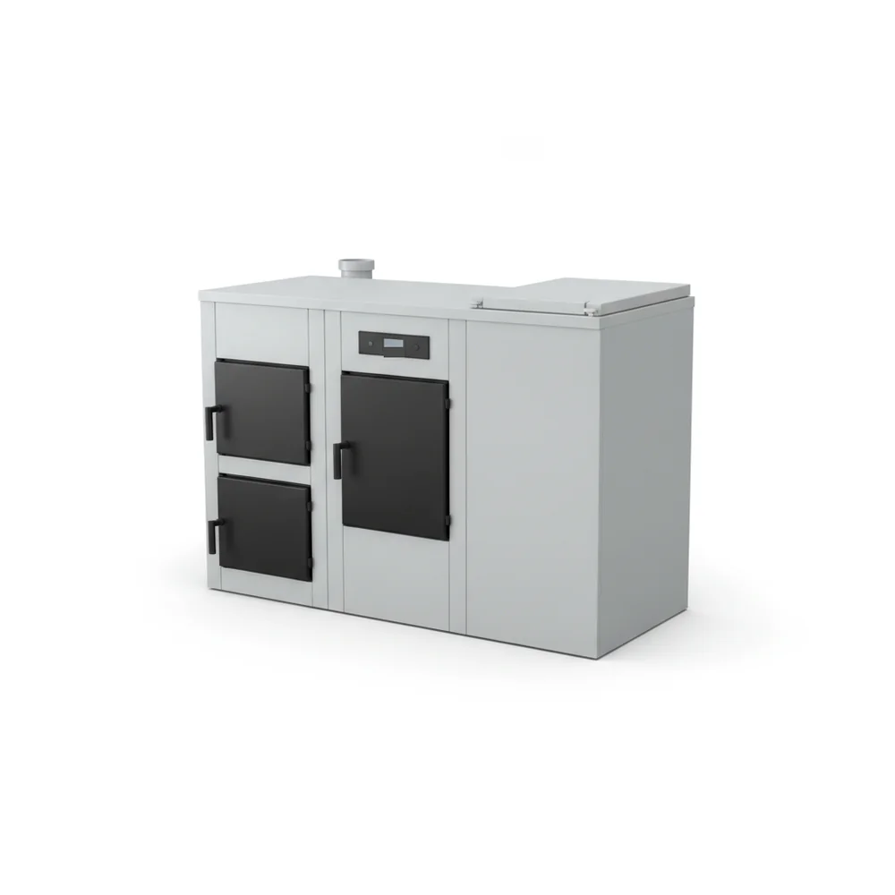 Chaudière mixte bûches et granulés Hêtraie 30 kW