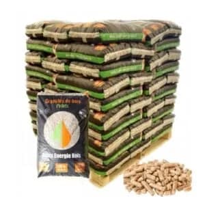 Pellets Alpes Energie Bois — palette de 70 sacs de 15 kg